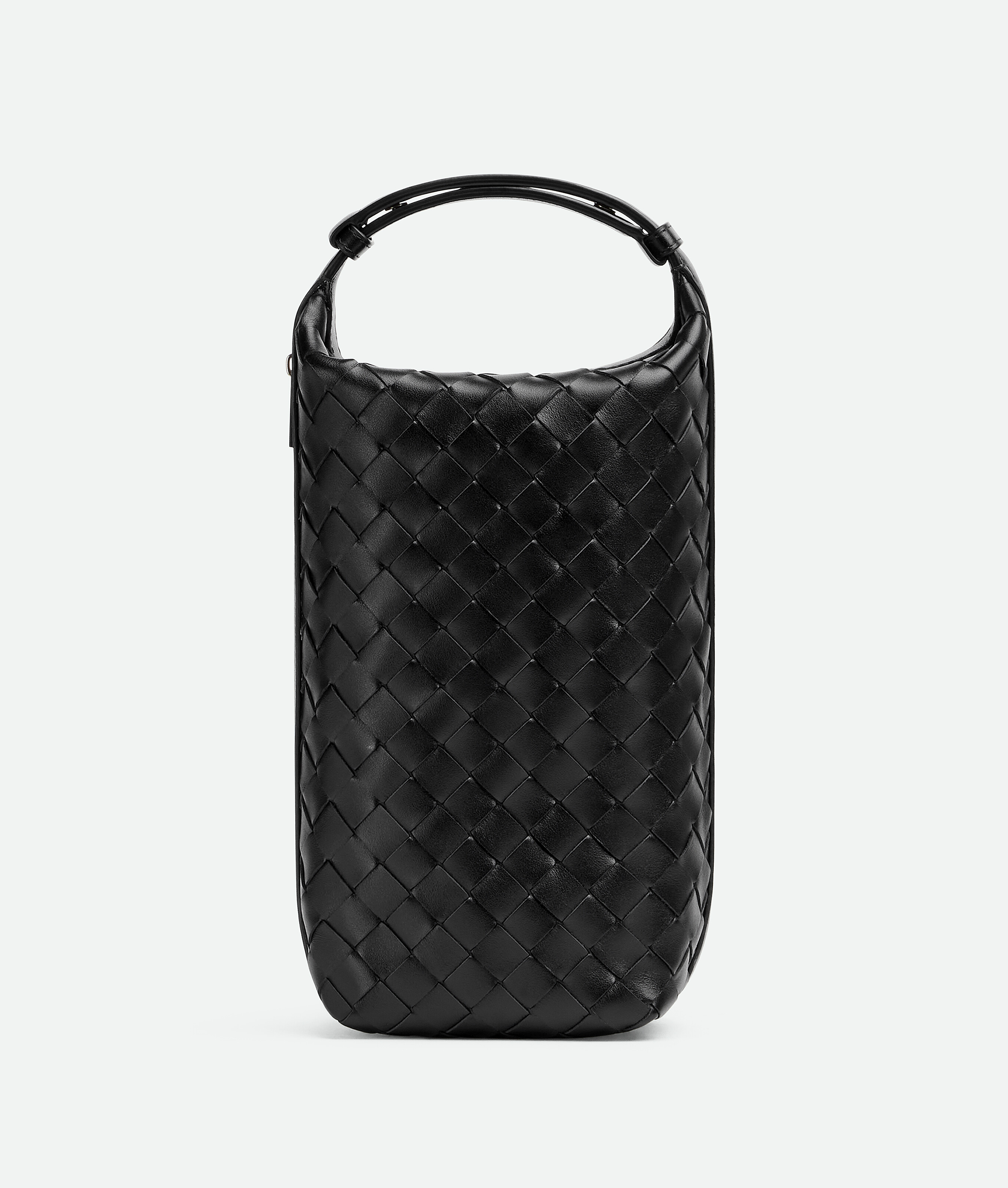 Bottega Veneta Pochette Verticale Intrecciato Wallace - Nero - Uomo