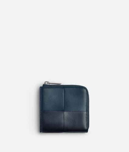 Cassette Square Compact Zip Around Wallet