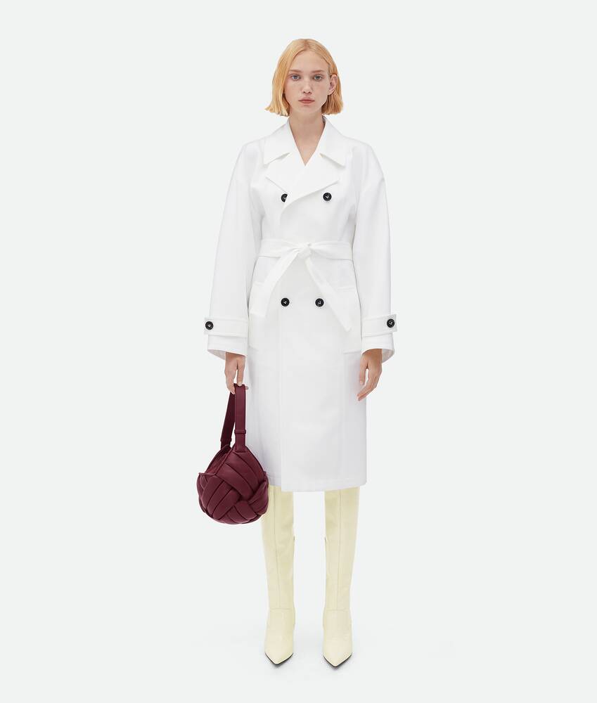 Display a large version of the product image 1 - Cotton Canvas Trench Coat