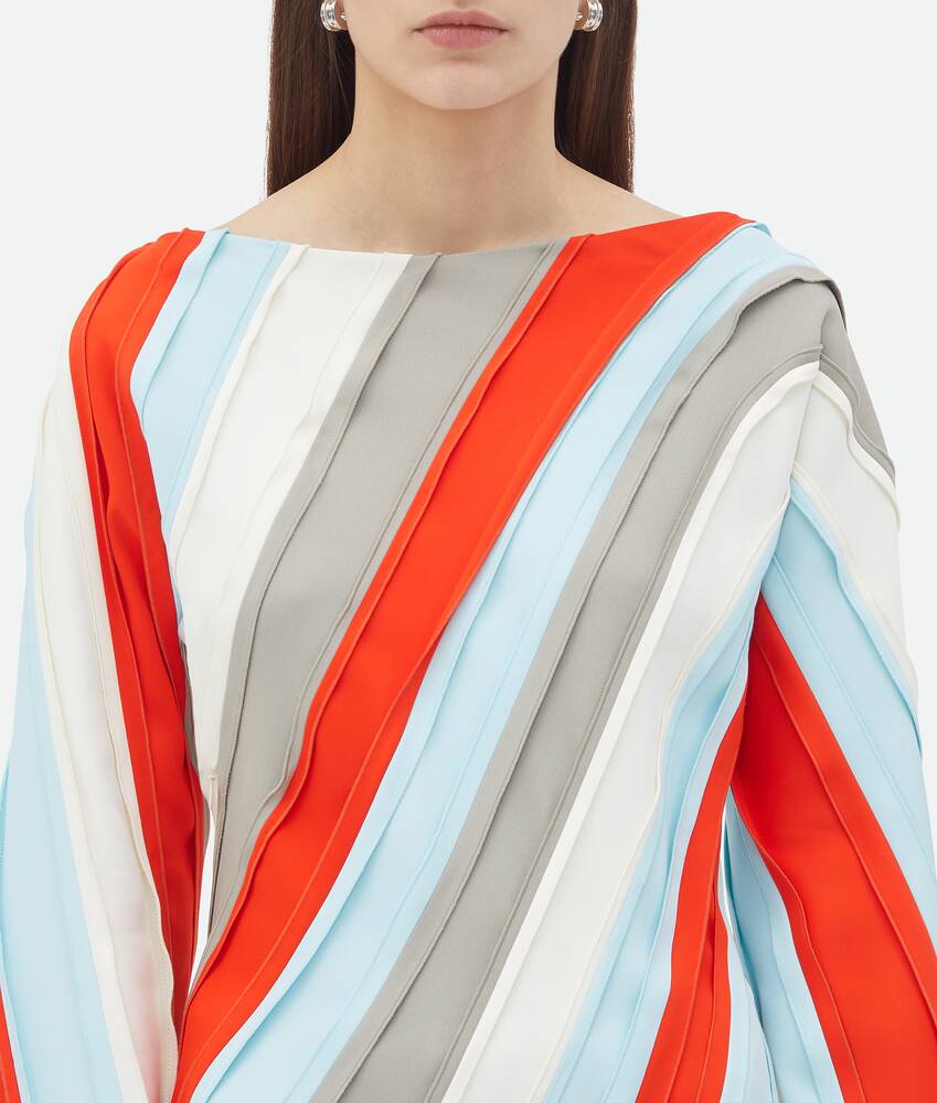 Display a large version of the product image 4 - Fluid Viscose Stripe Top