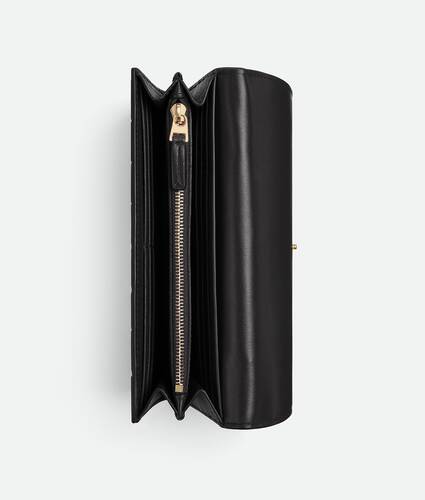 Intrecciato Large Flap Wallet