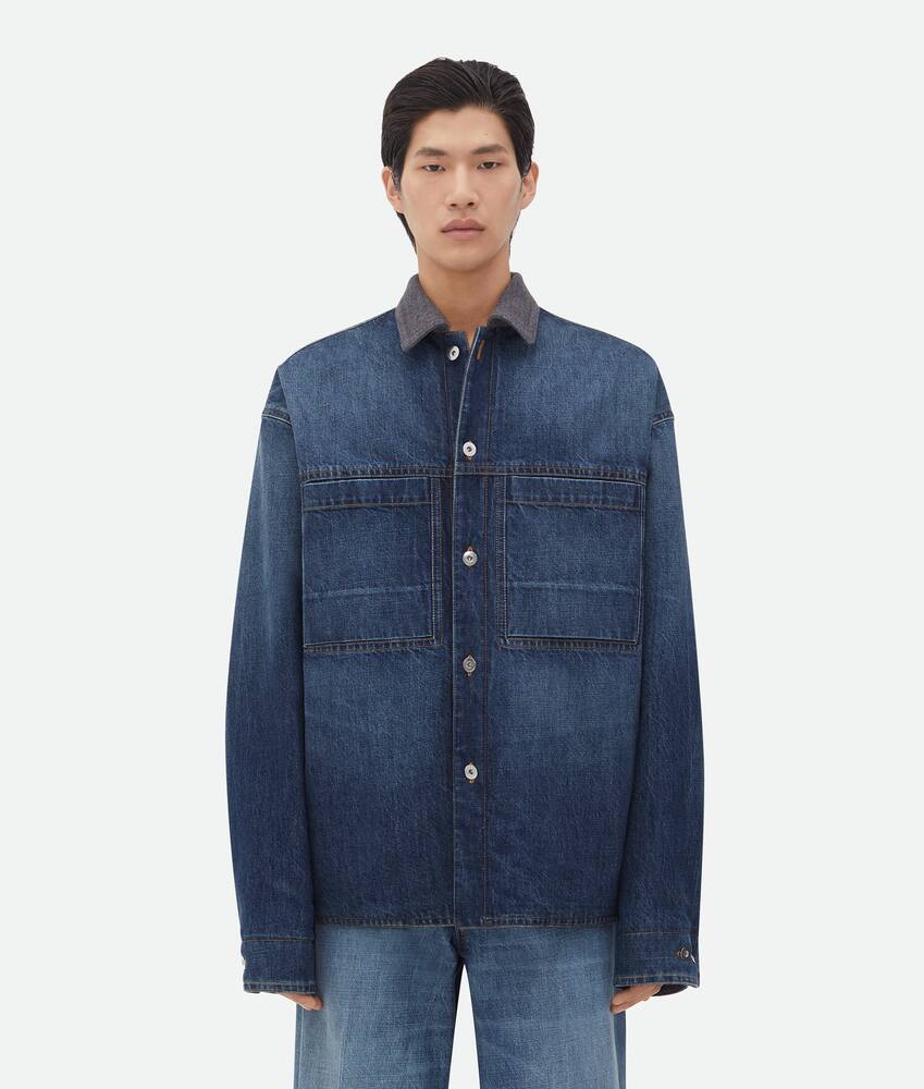Display a large version of the product image 1 - Reversible Wool Denim Jacket