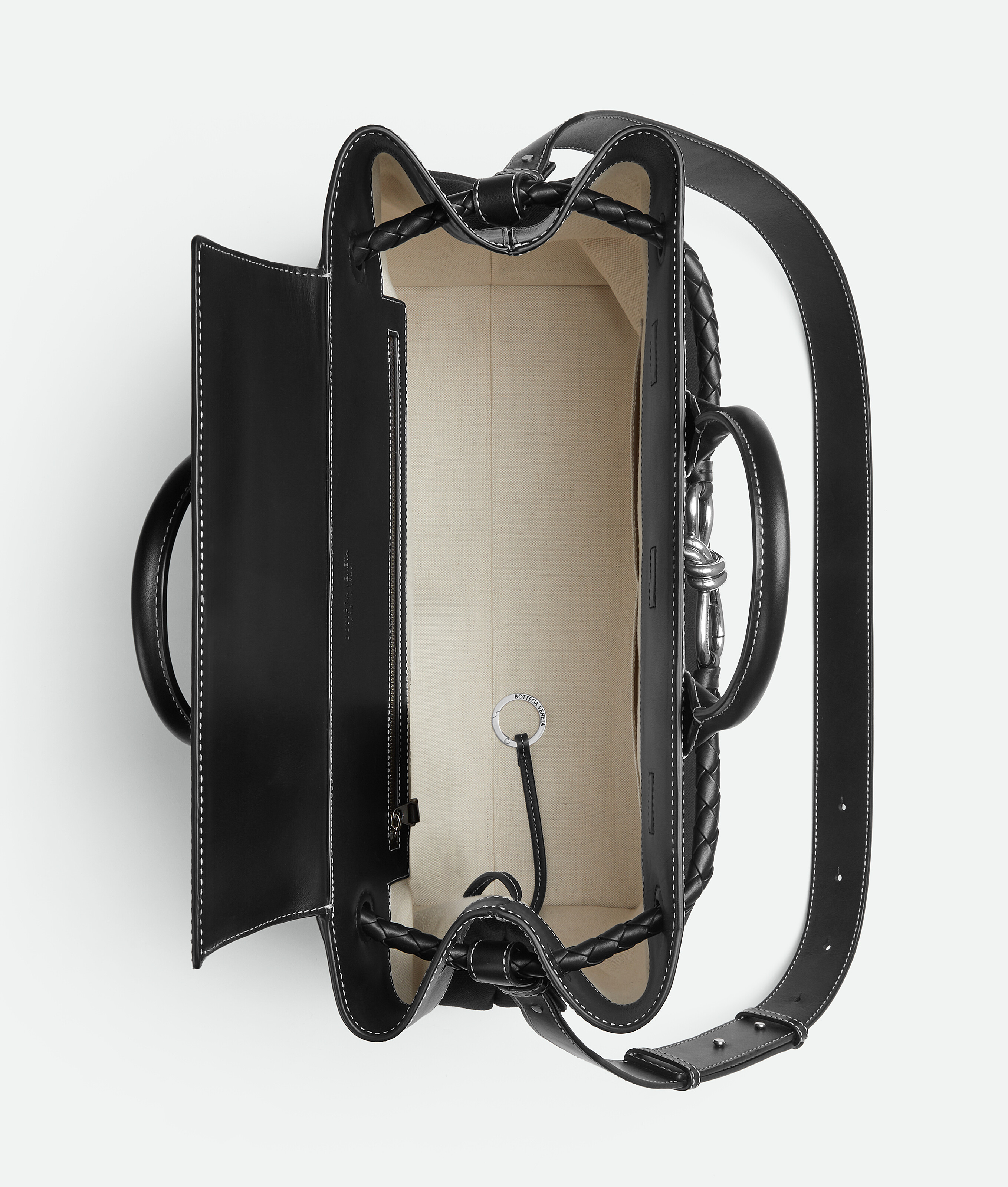 Bottega Veneta Andiamo Voyager In Black