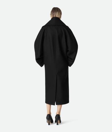 Stretch Wool Long Coat