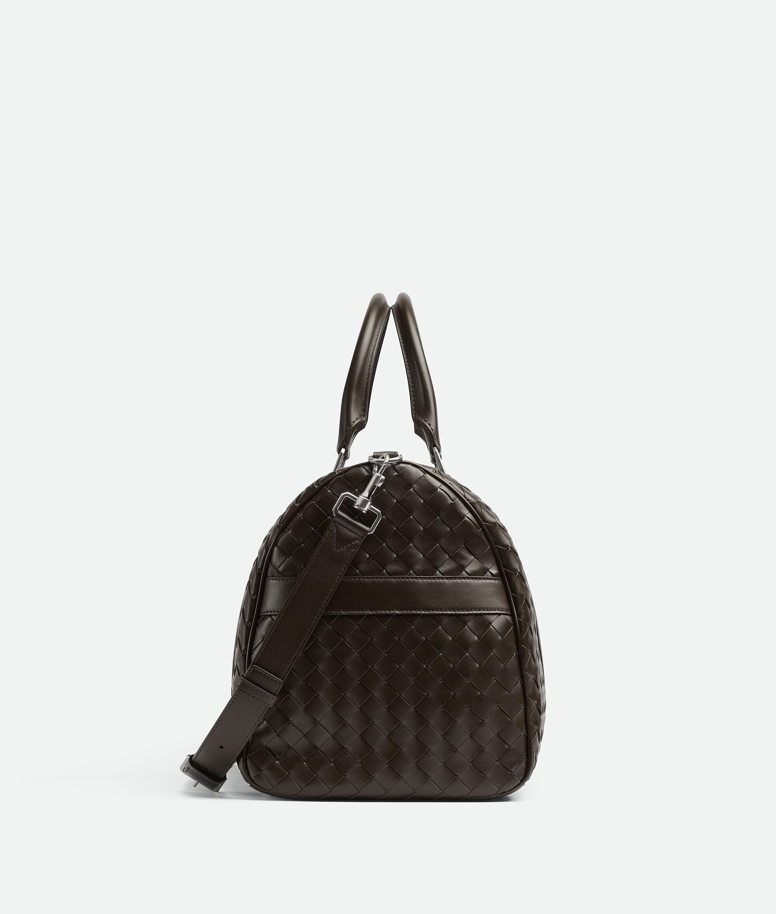 Shop Bottega Veneta Medium Intrecciato Duffle In Fondant