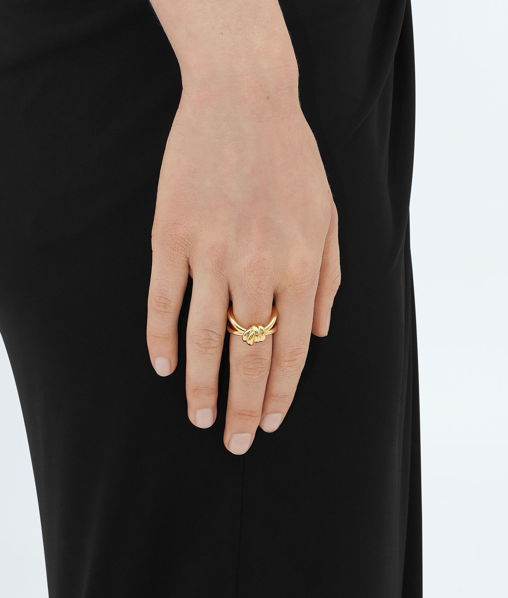 Women's Knot Ring in Yellow gold Bottega US