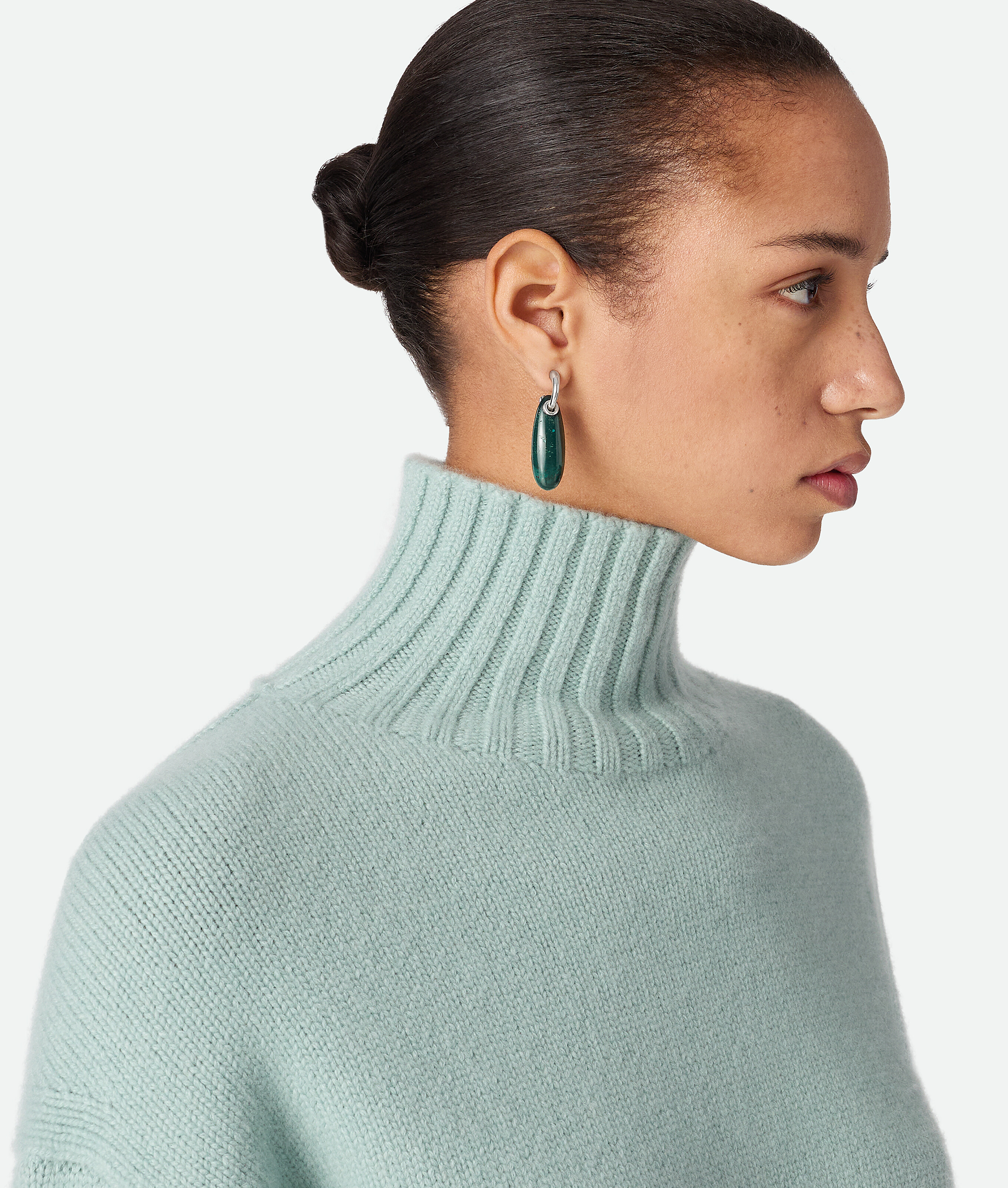 Bottega Veneta Small Ellipse Earrings - Blood Stone - Woman