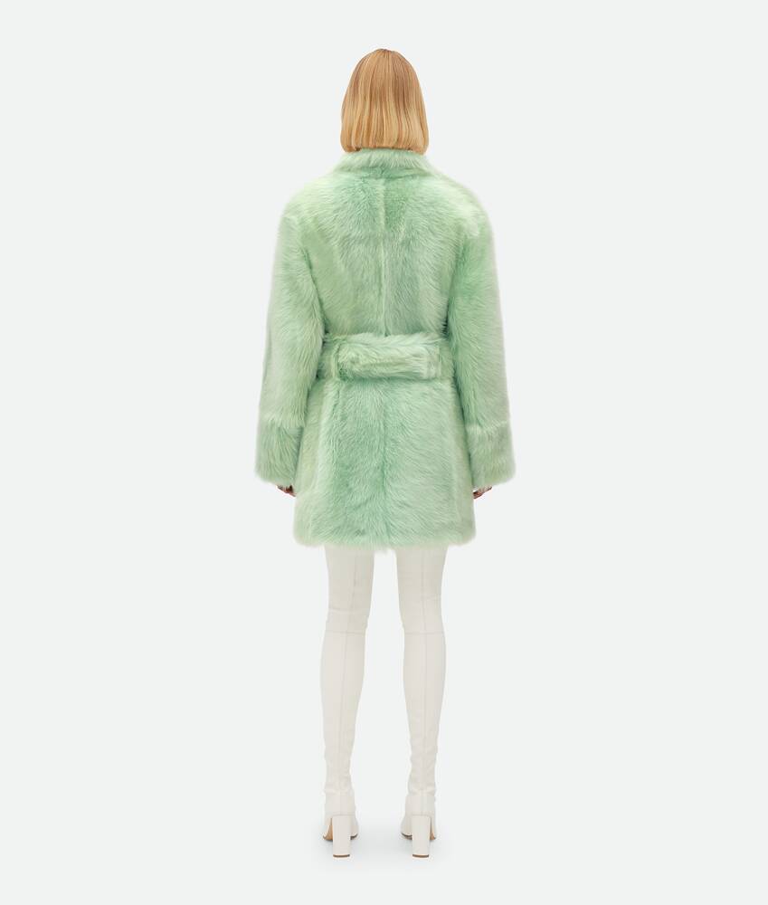 Display a large version of the product image 3 - Shearling Belted Coat