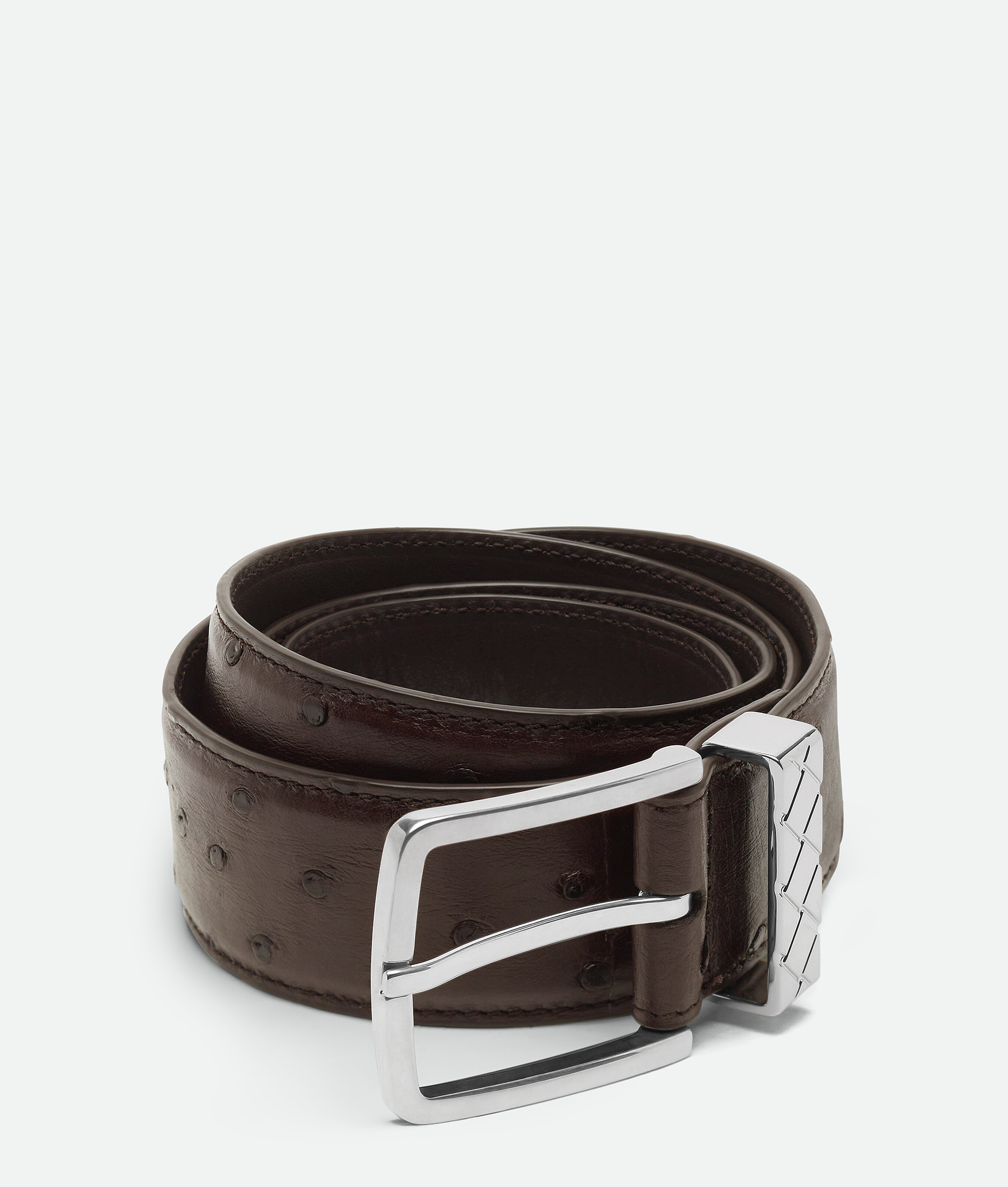 Bottega Veneta Intreccio Loop Belt - Fondant - Man - 90