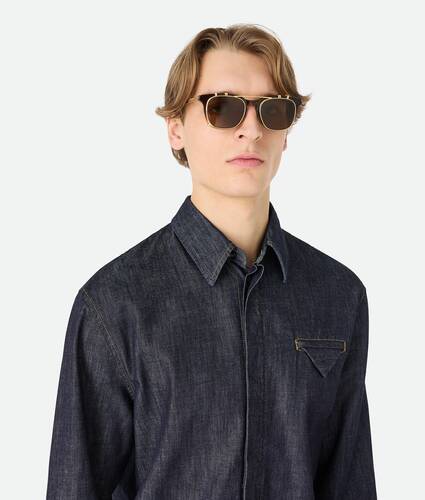 Classic Square Clip On Sunglasses