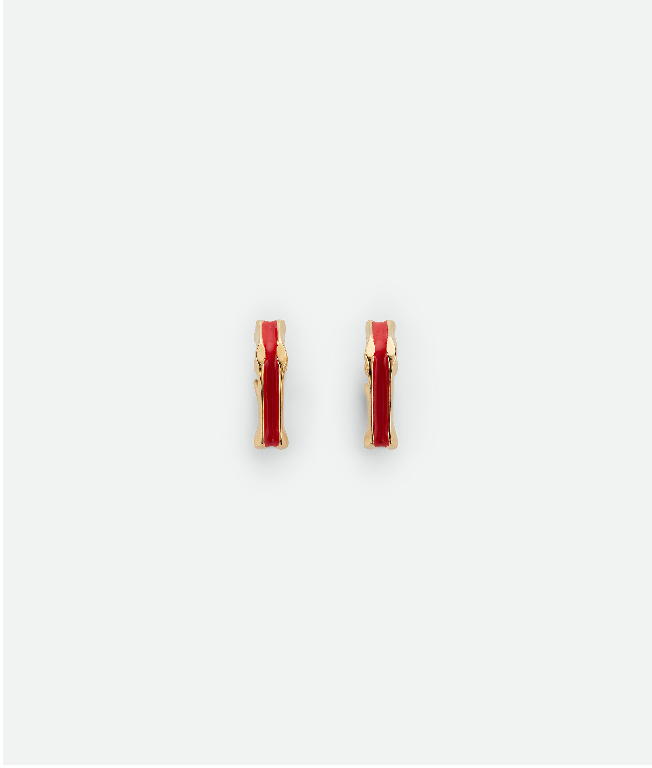 Bottega Veneta H Beam Earrings In Gold