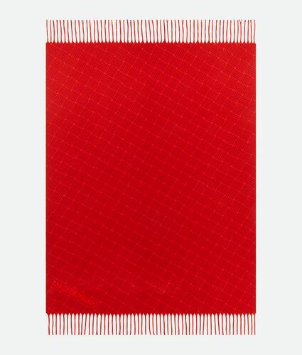 Cashmere Blanket With Intreccio Motif