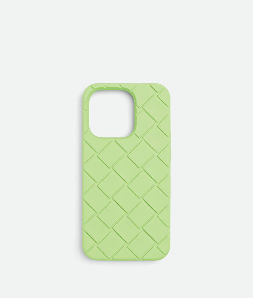 Bottega Veneta® Men's Iphone 14 Pro Case in Fennel. Shop online now.