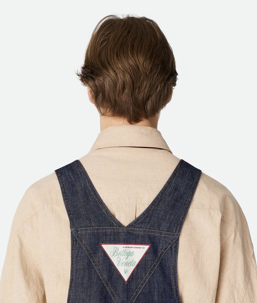 Display a large version of the product image 4 - Rinsed Indigo Denim Jumpsuit