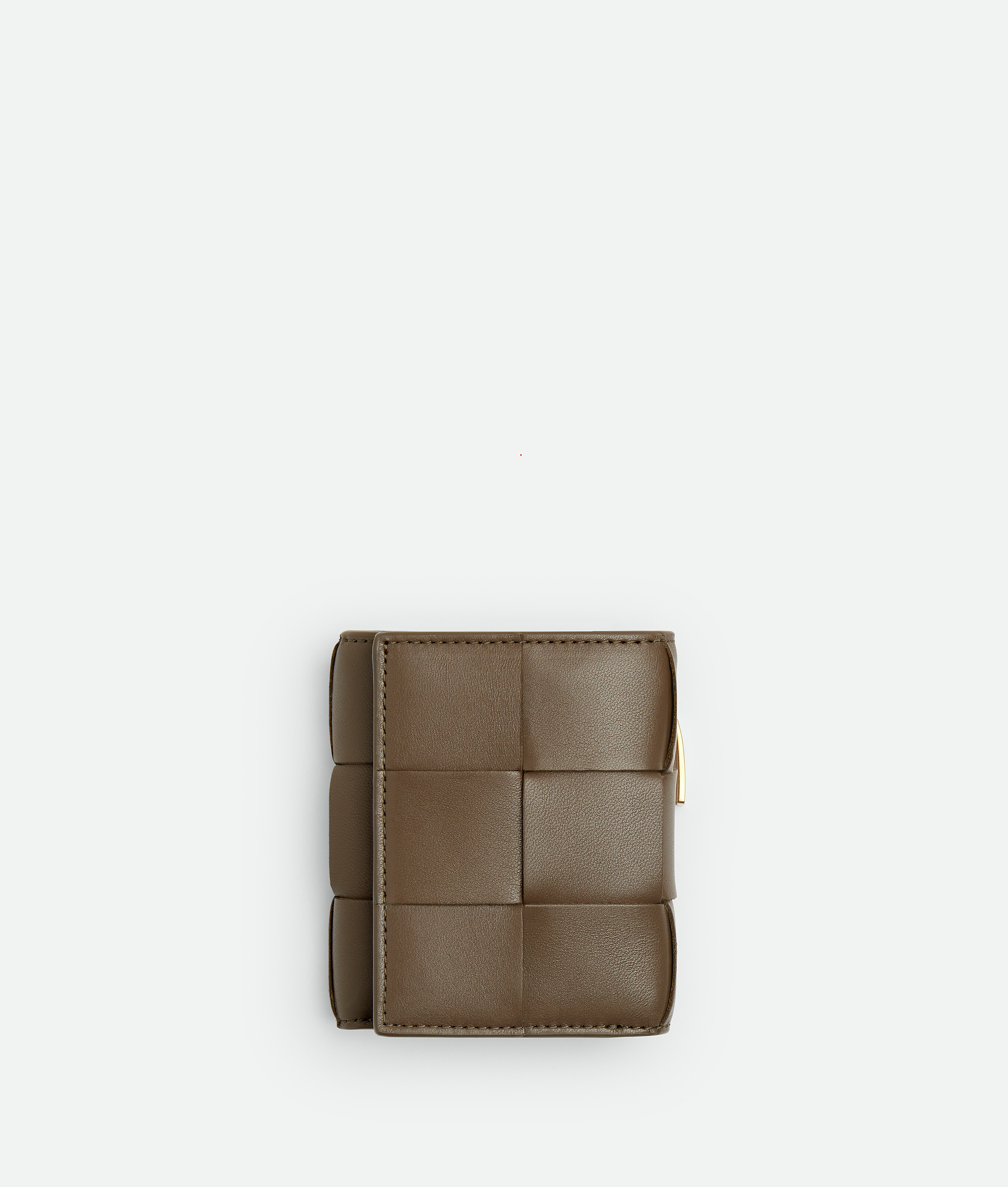 Bottega Veneta Cassette Tri-fold Wallet With Detachable Card Case In Brown