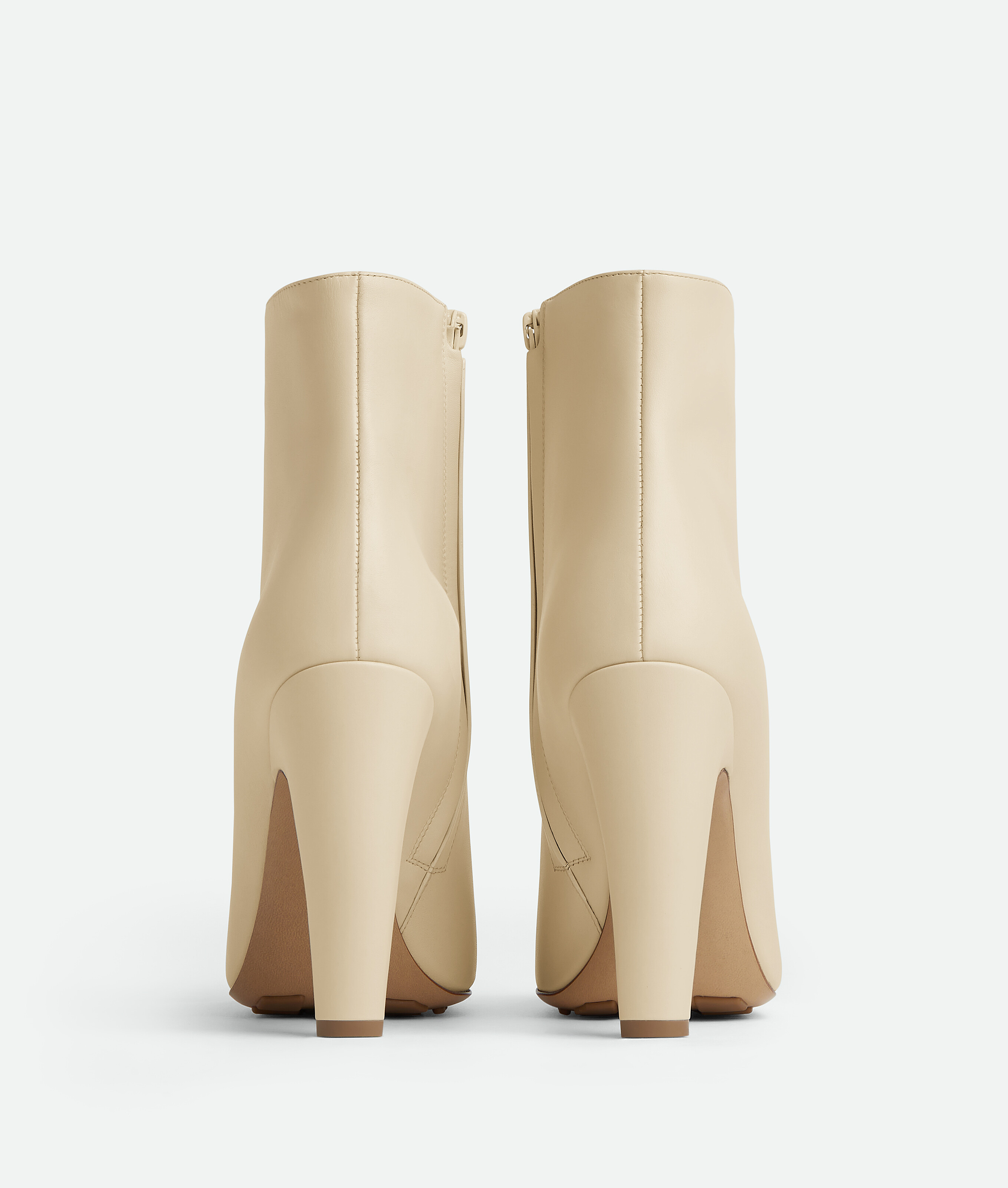 Shop Bottega Veneta Canalazzo Ankle Boot In White