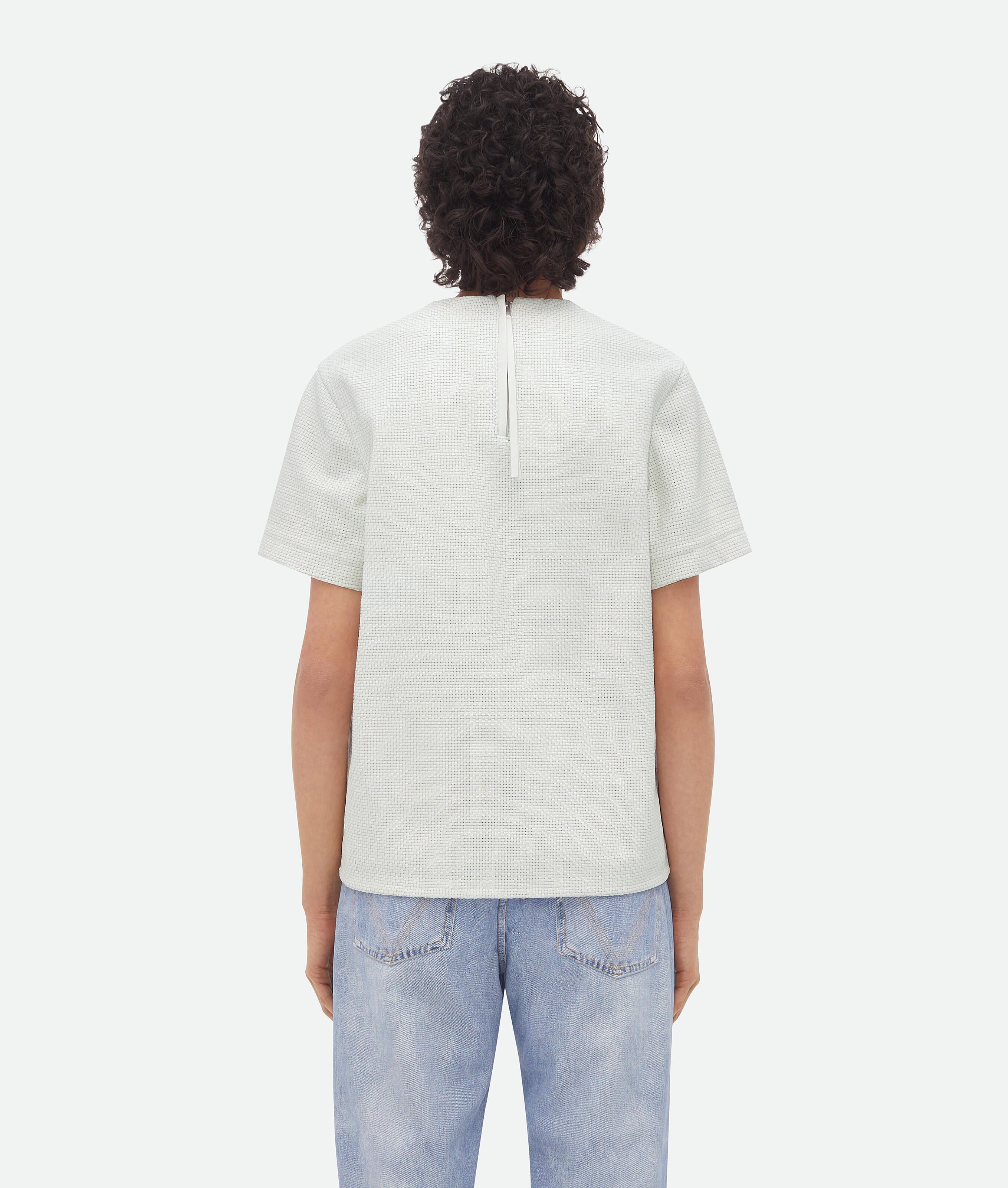 Bottega Veneta Knit A Short-sleeved T-shirt In White