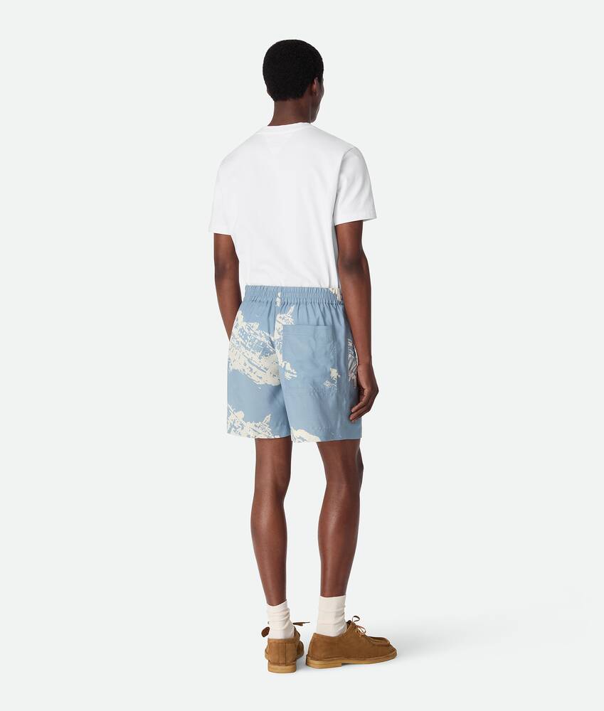 Display a large version of the product image 3 - Italian Postcard Silk Shorts
