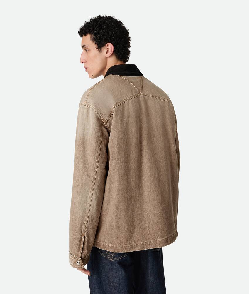 Display a large version of the product image 3 - Brown Denim Jacket