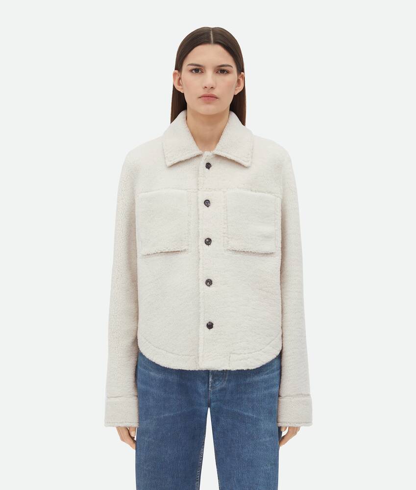 Afficher une grande image du produit 1 - Veste en shearling mérinos