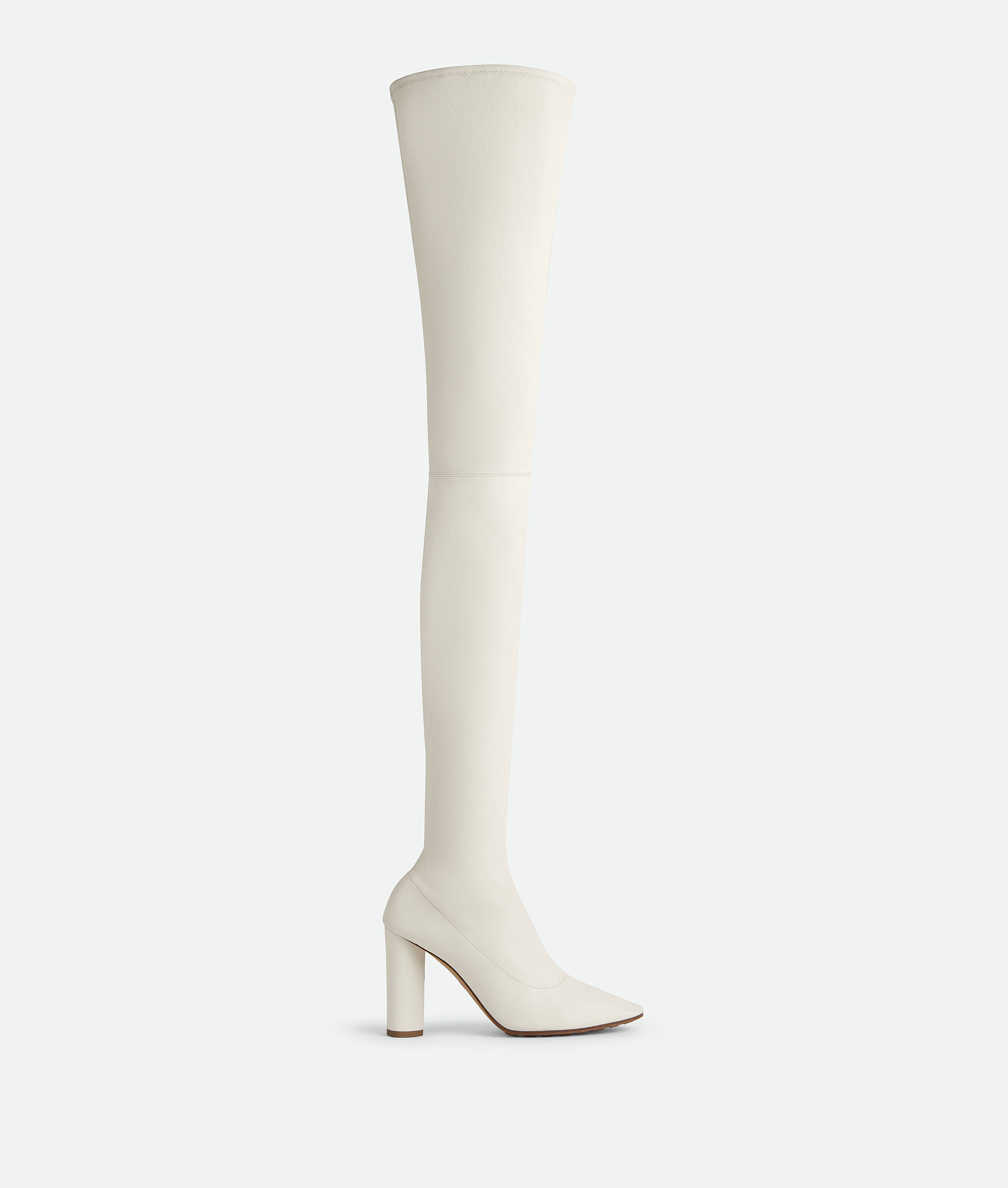 Bottega Veneta Tripod Over-the-knee Boot In White