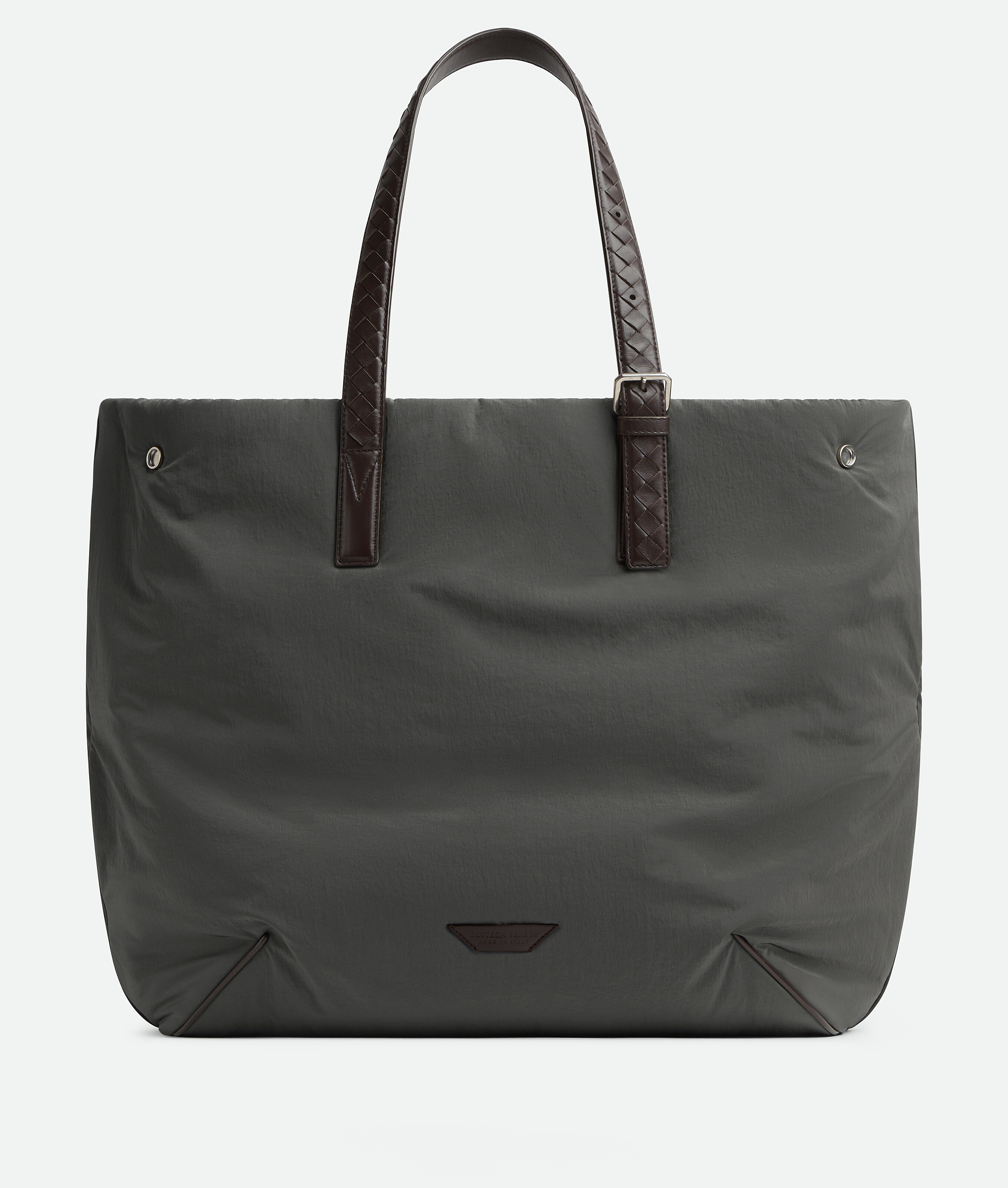 Bottega Veneta Crossroad Buckle Tote Bag In Light Graphite