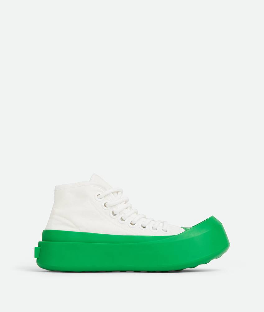 Bottega Veneta® Women's Jumbo Sneaker in White. Shop online now.