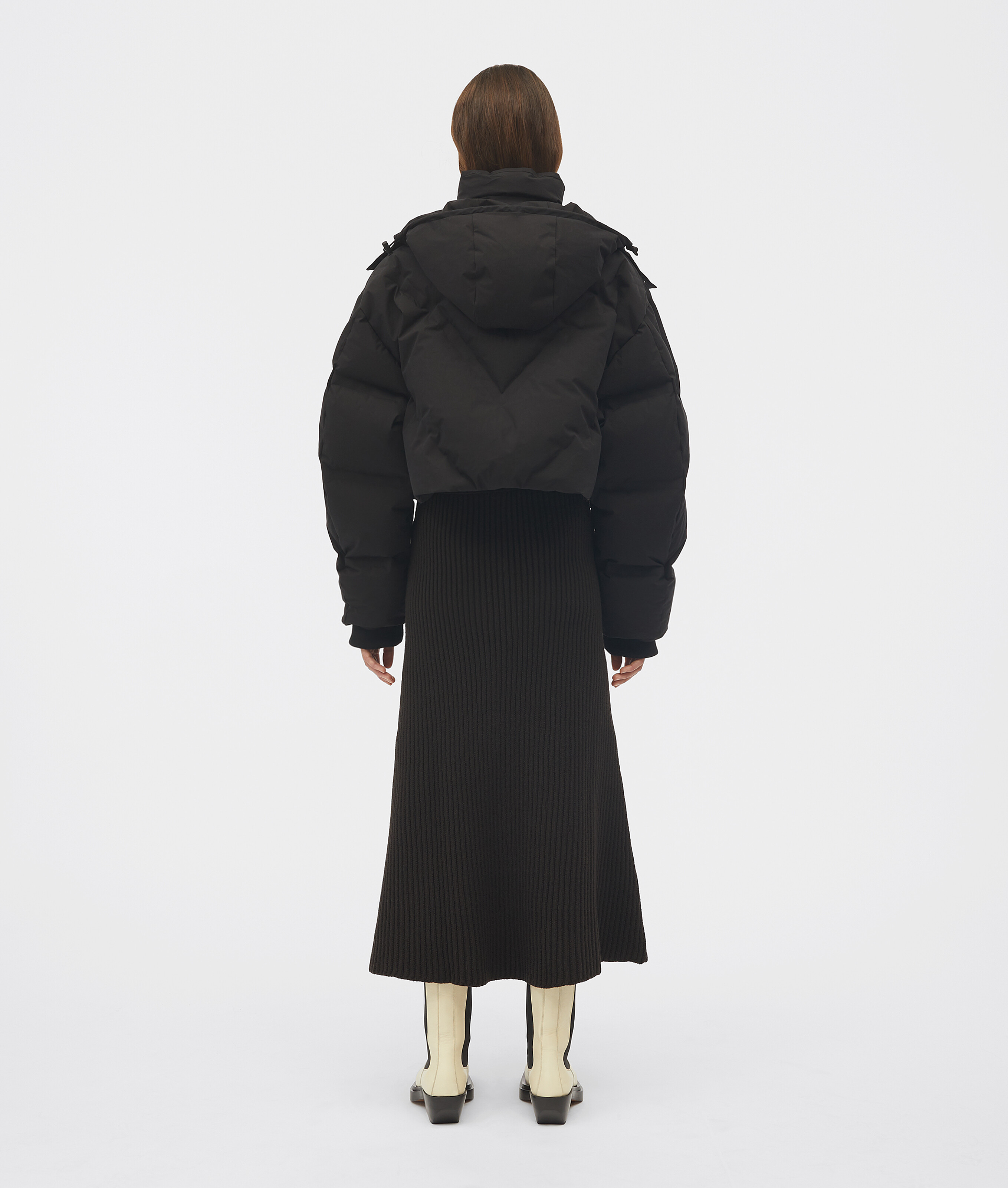 Women's PUFFER JACKET in Black Bottega Veneta Hong Kong SAR China EN - Image 3