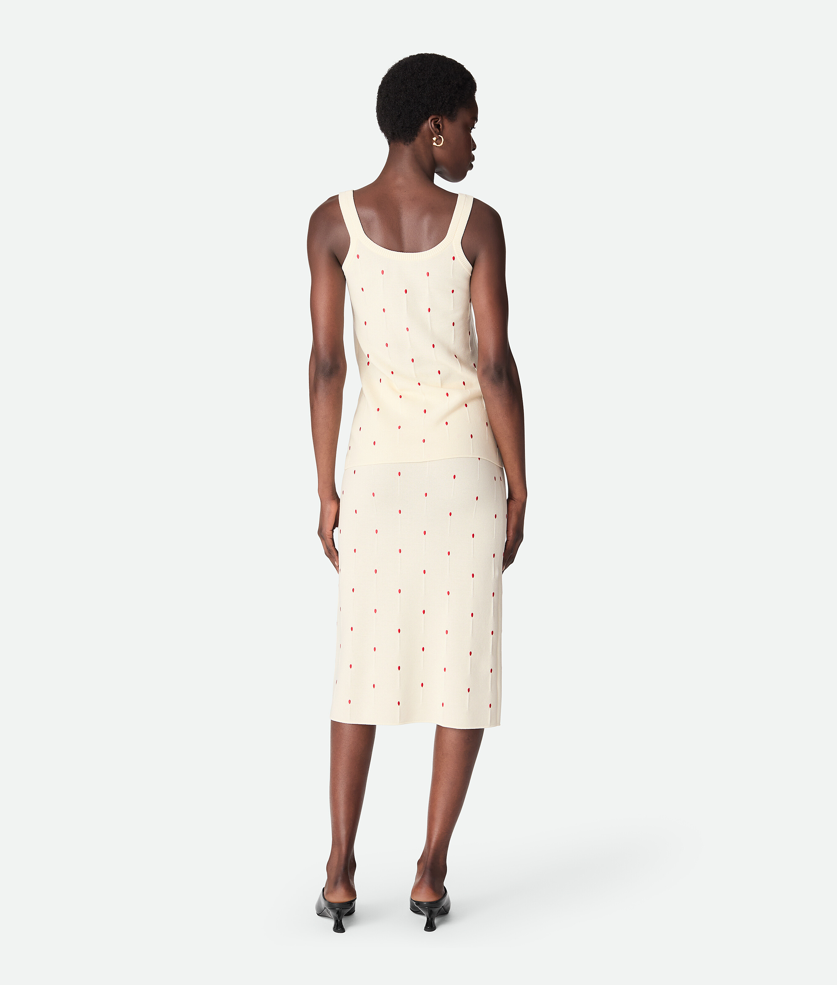 Bottega Veneta Embroidered Matches Tank Top In White