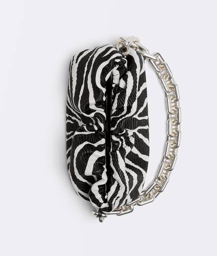 Women's Chain Pouch in Zebra | Bottega Veneta® US