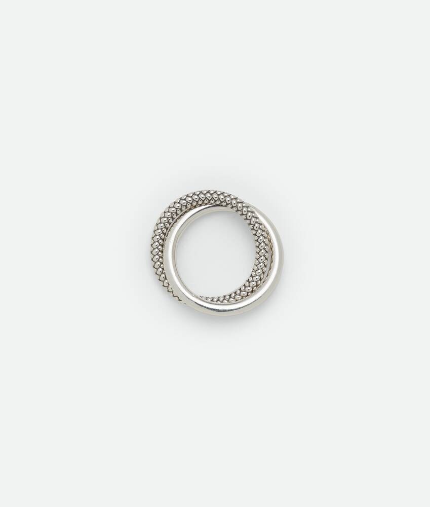 Display a large version of the product image 3 - Intreccio Interlocking Double Ring