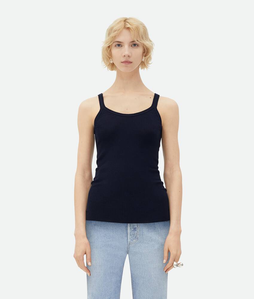 Display a large version of the product image 1 - Light Wool Slim Tank Top