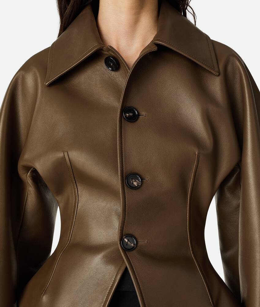 【BOTTEGA VENETA】Women Jackets BOTTEGA VENETA Belted asymmetric cotton-blend jacket | NET-A