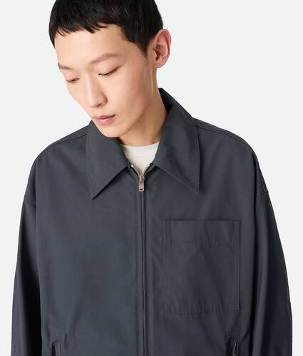 Resinated Cotton Blouson