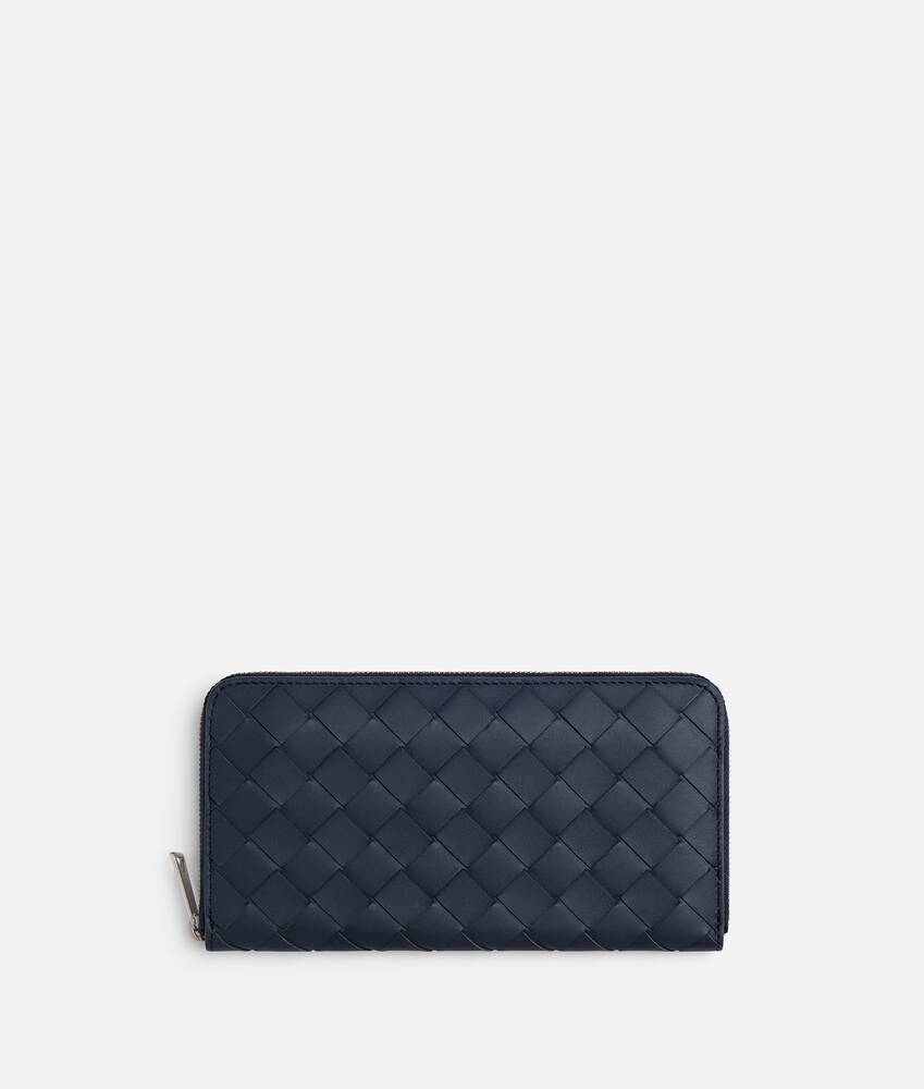 BOTTEGA VENETA イントレチャート レザージップアラウンドウォレット