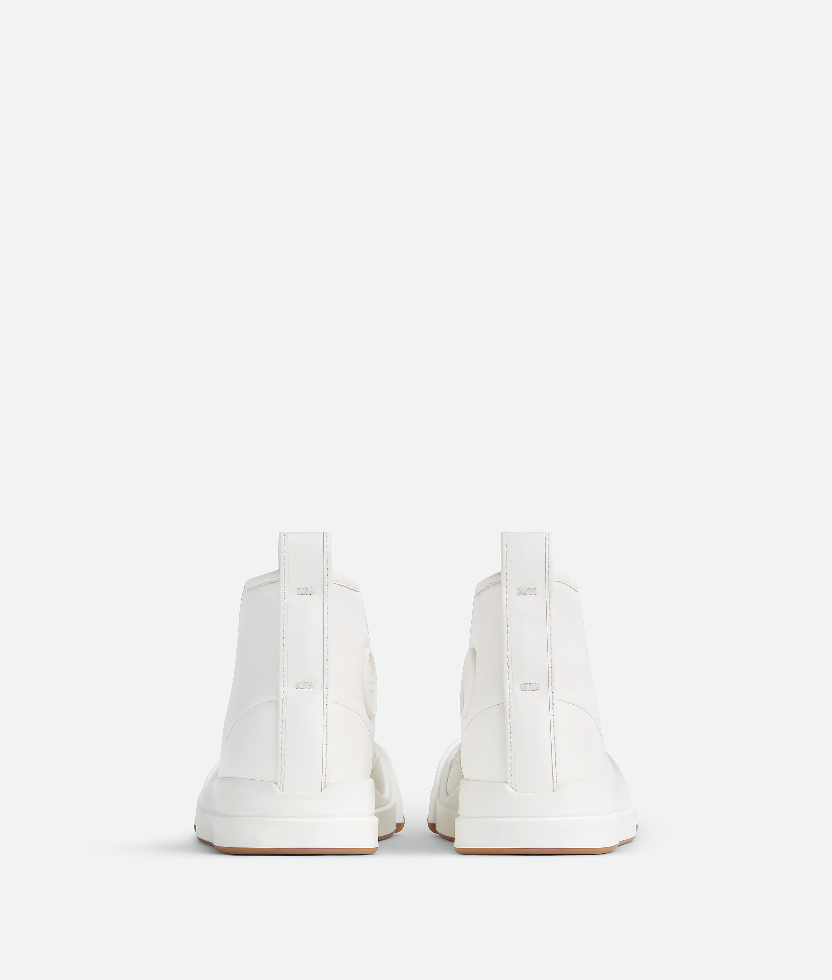 Shop Bottega Veneta Vulcan Leder Sneaker In White