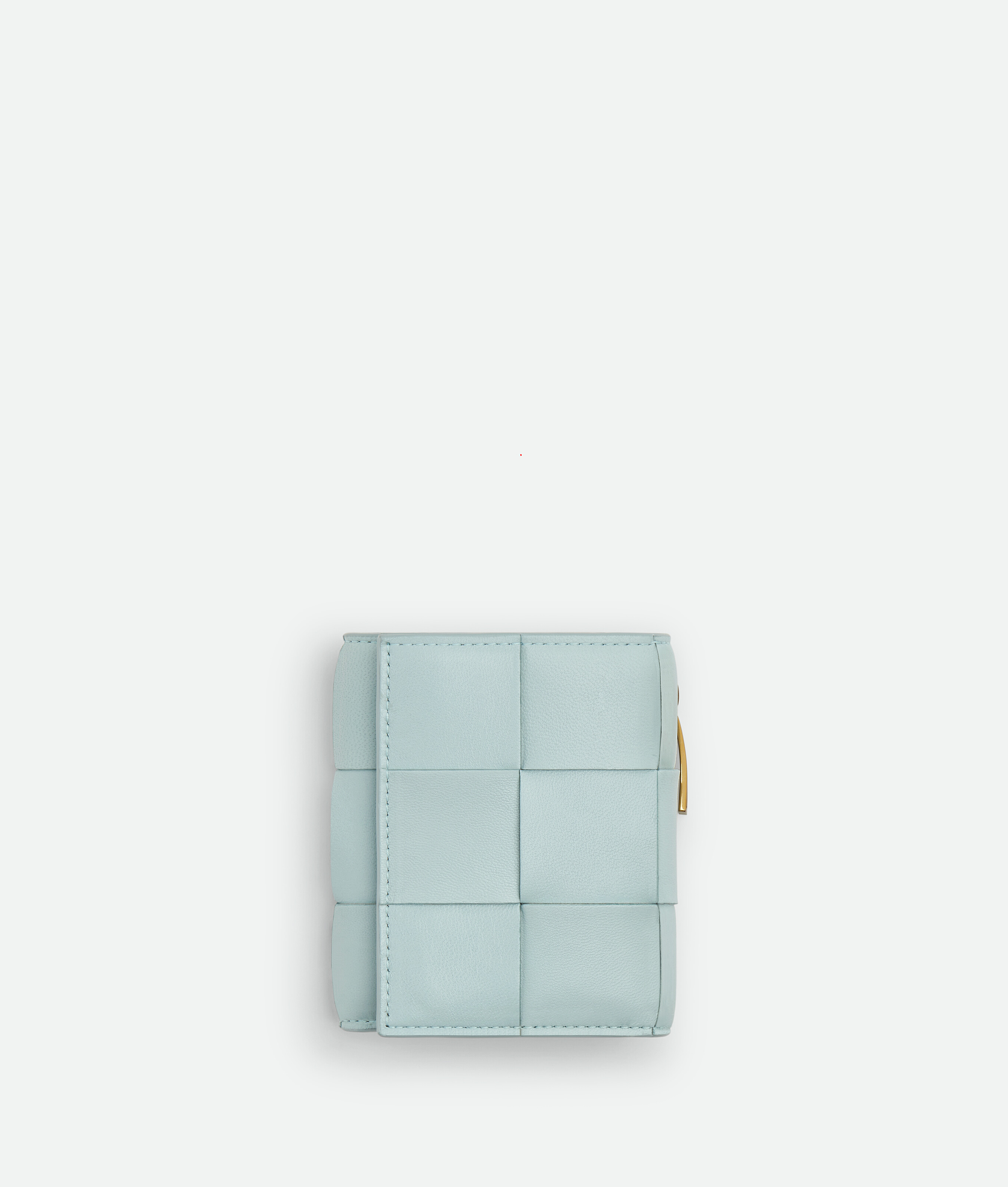 Bottega Veneta Cassette Tri-fold Wallet With Detachable Card Case In Blue