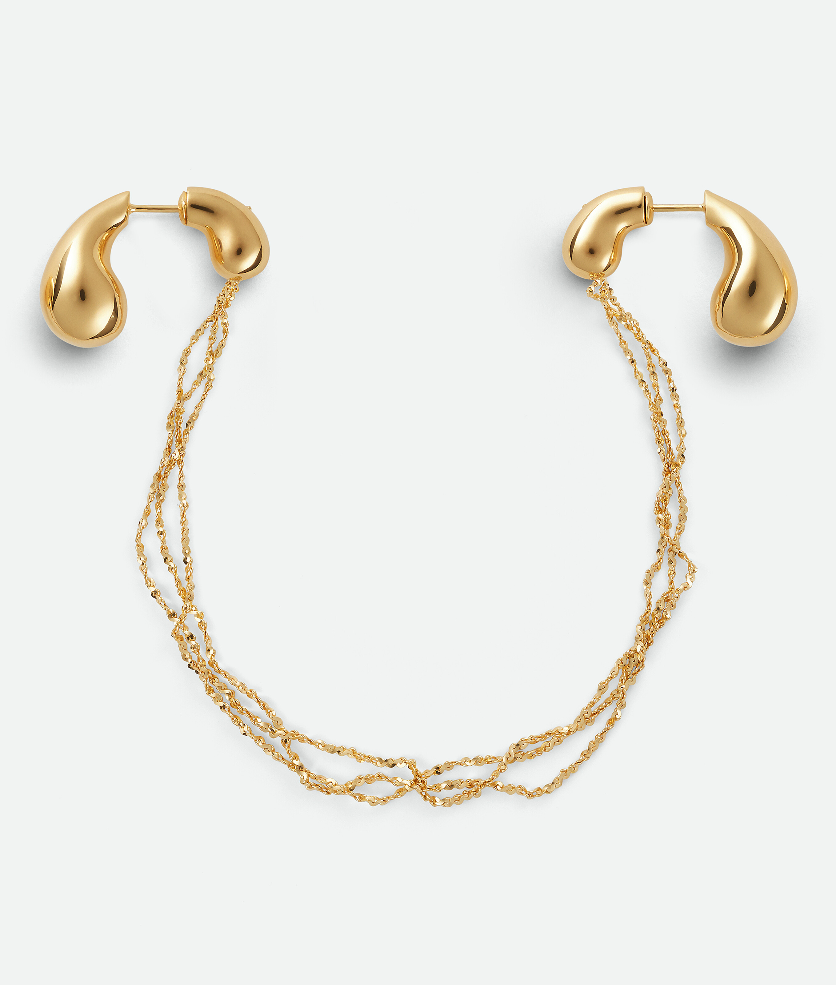 Bottega Veneta Mini Drop Chain Earrings - Gold - Woman -