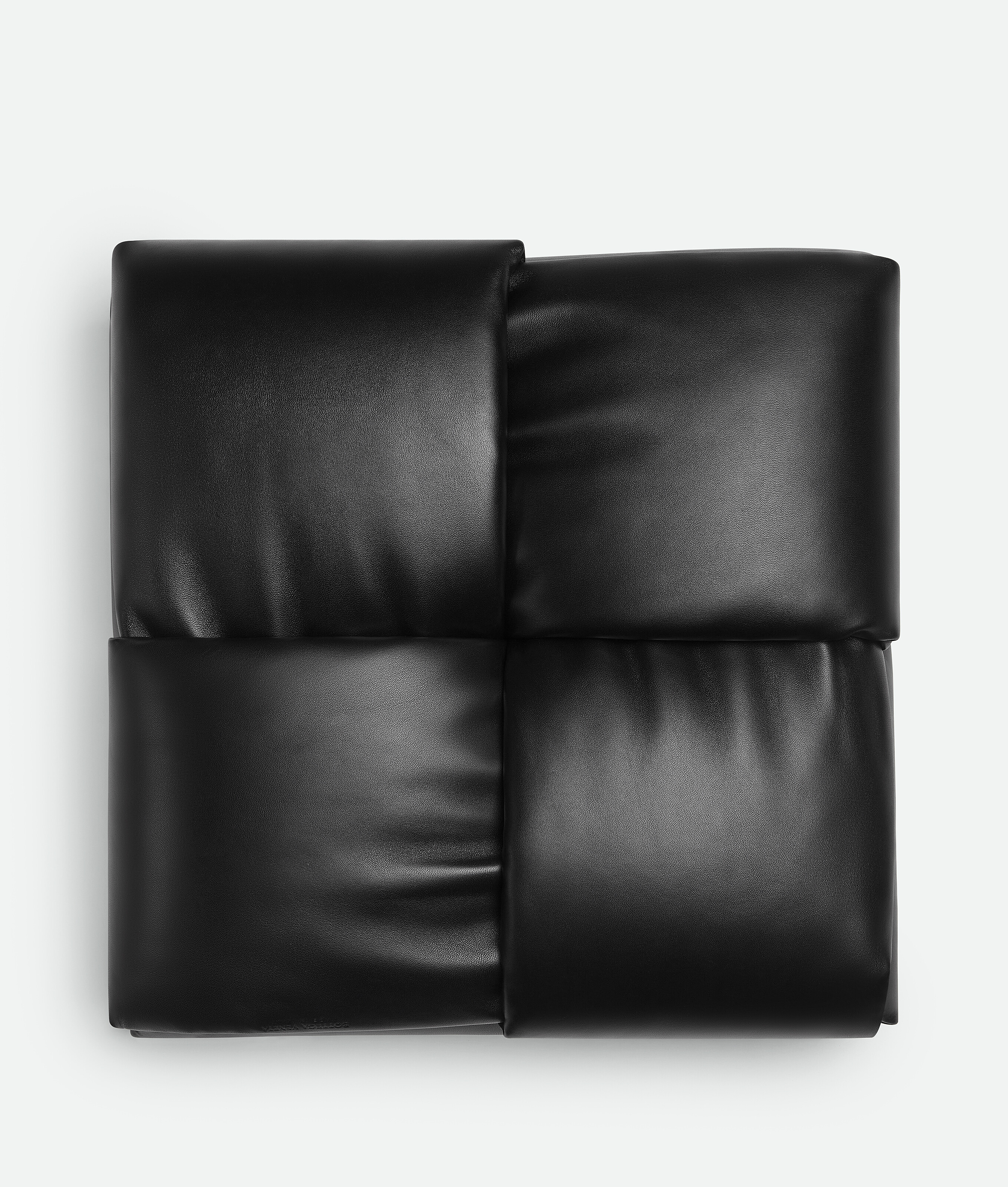 Bottega Veneta Padded Intreccio Cushion In Black
