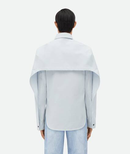 Cotton Shirt With Storm Flap