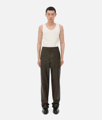 Display a large version of the product image 1 - Leather Wide Leg Trousers