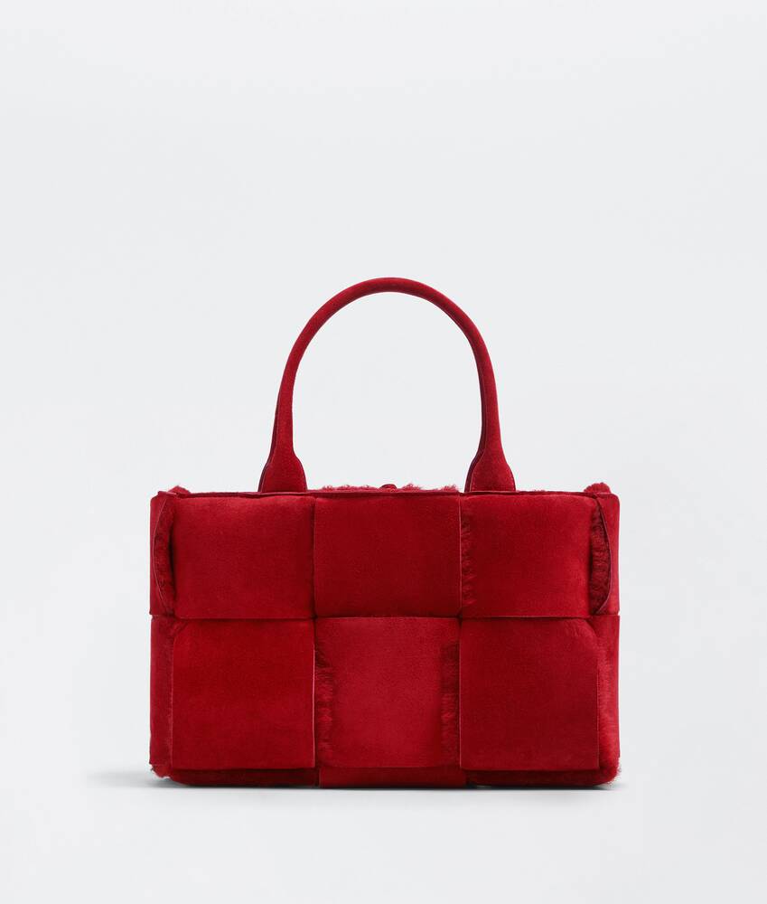 dark red tote bag