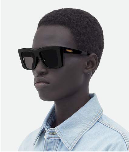Visor Recycled Acetate Square Sunglasses