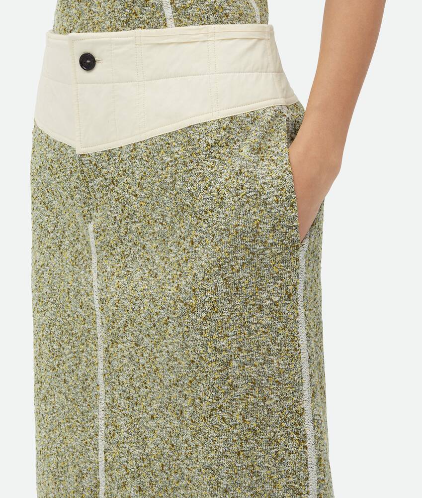 Display a large version of the product image 5 - Textured Mouline Cotton Jersey Skirt