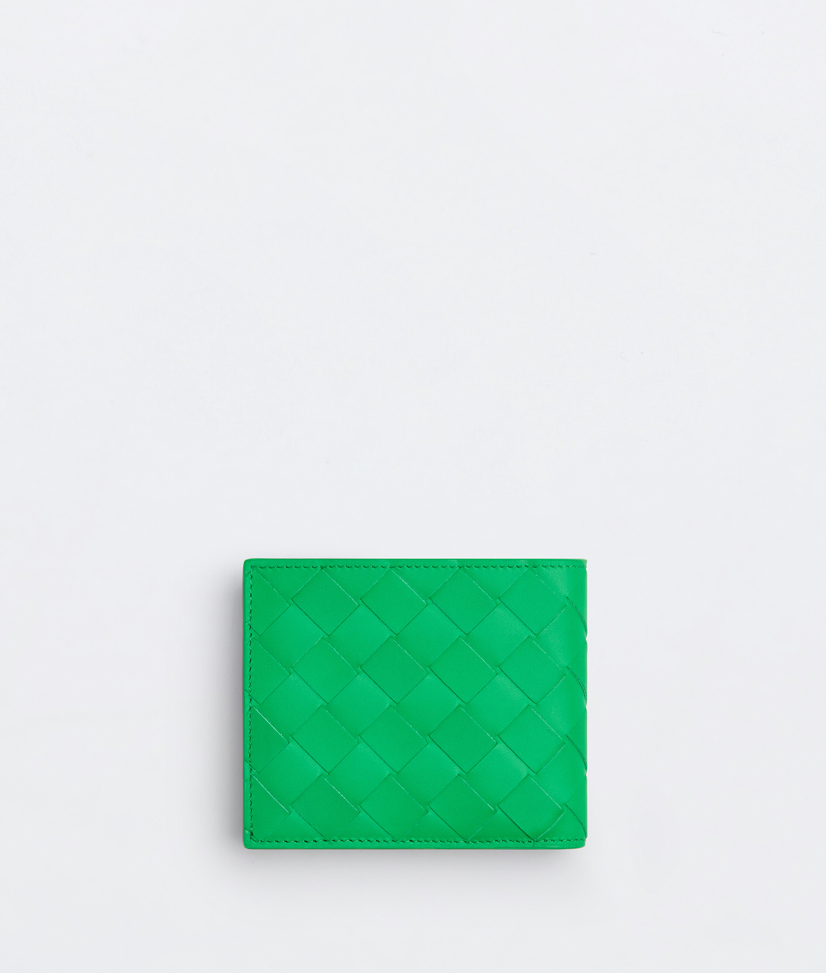 BOTTEGA VENETA INTRECCIATO BI-FOLD PORTEMONNAIE MIT MÜNZFACH