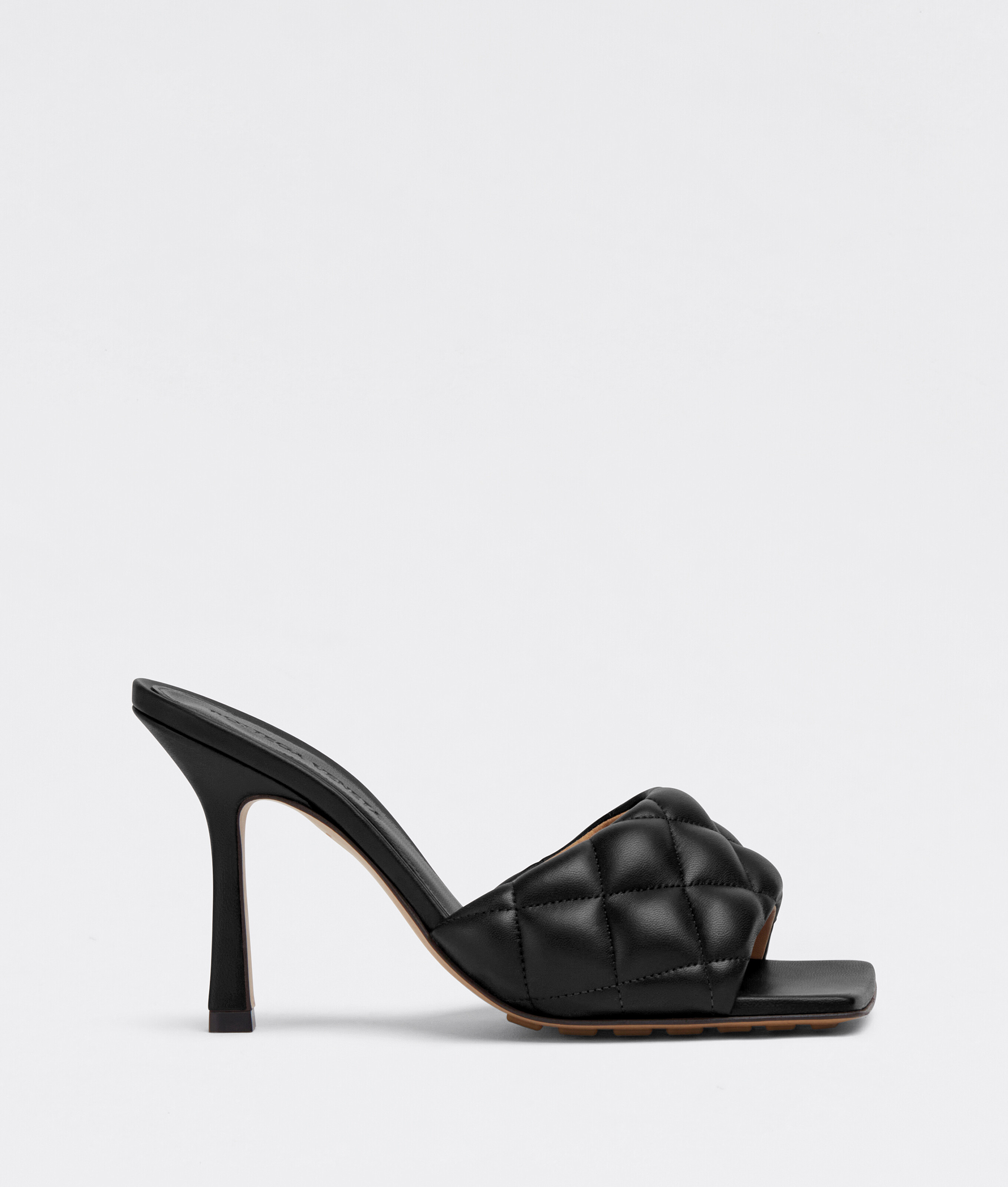 black bottega sandals