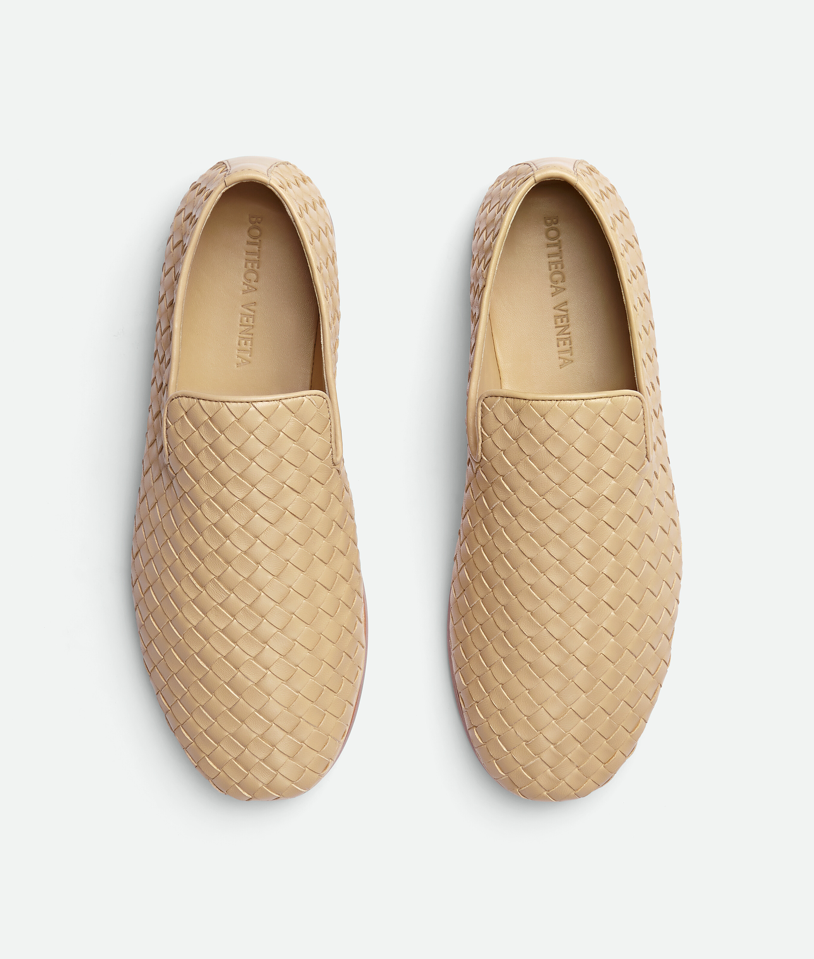 Shop Bottega Veneta Sunday Slipper In Beige