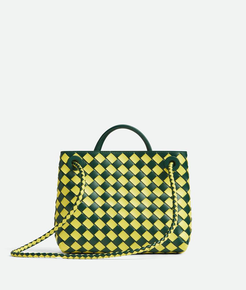 Bottega Veneta® Women's Small Andiamo in Emerald green Bottega Veneta® Women's Small Andiamo in Emerald green
