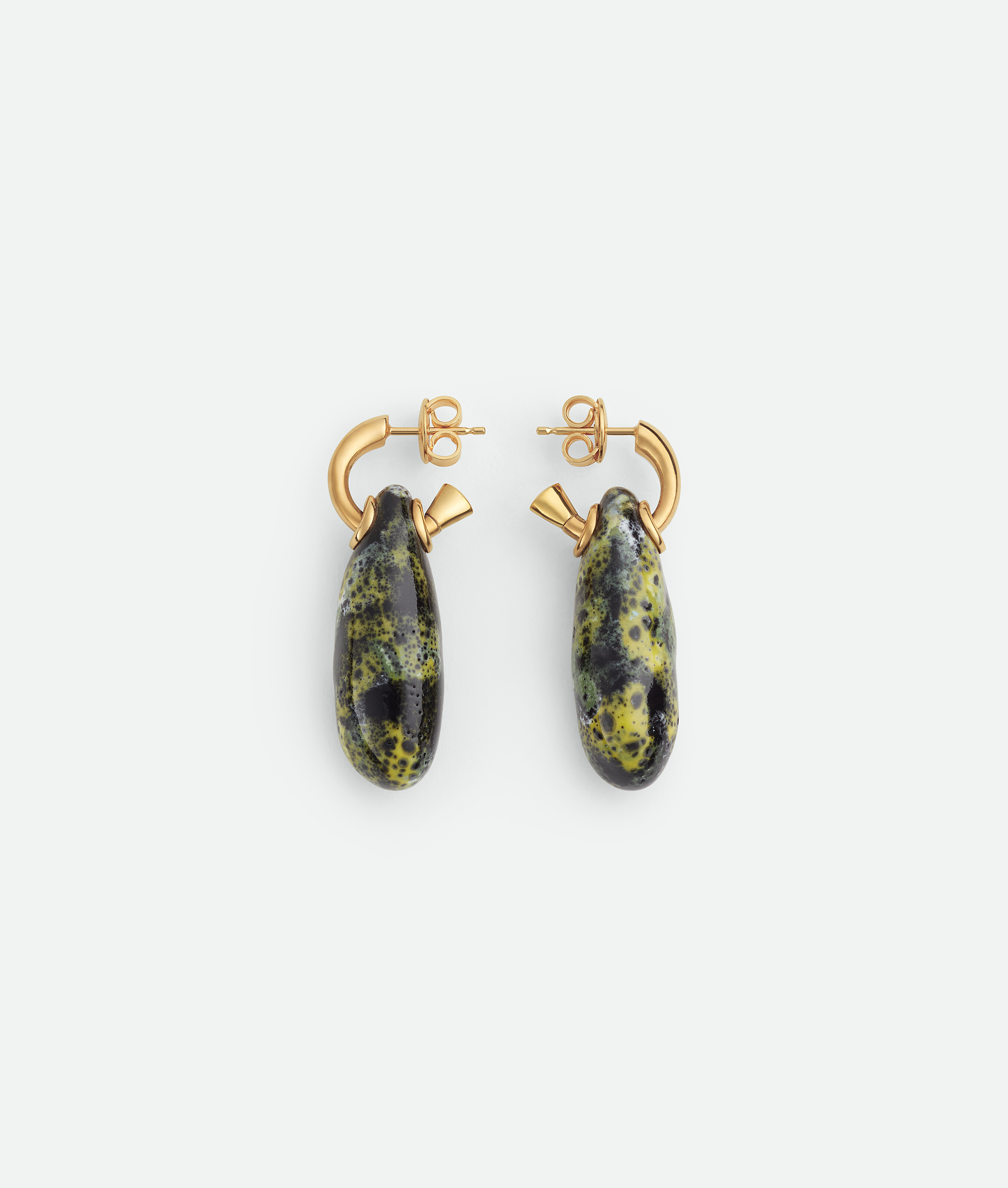 Bottega Veneta Ellipse Small Ceramic Earrings - Multicolor - Woman -
