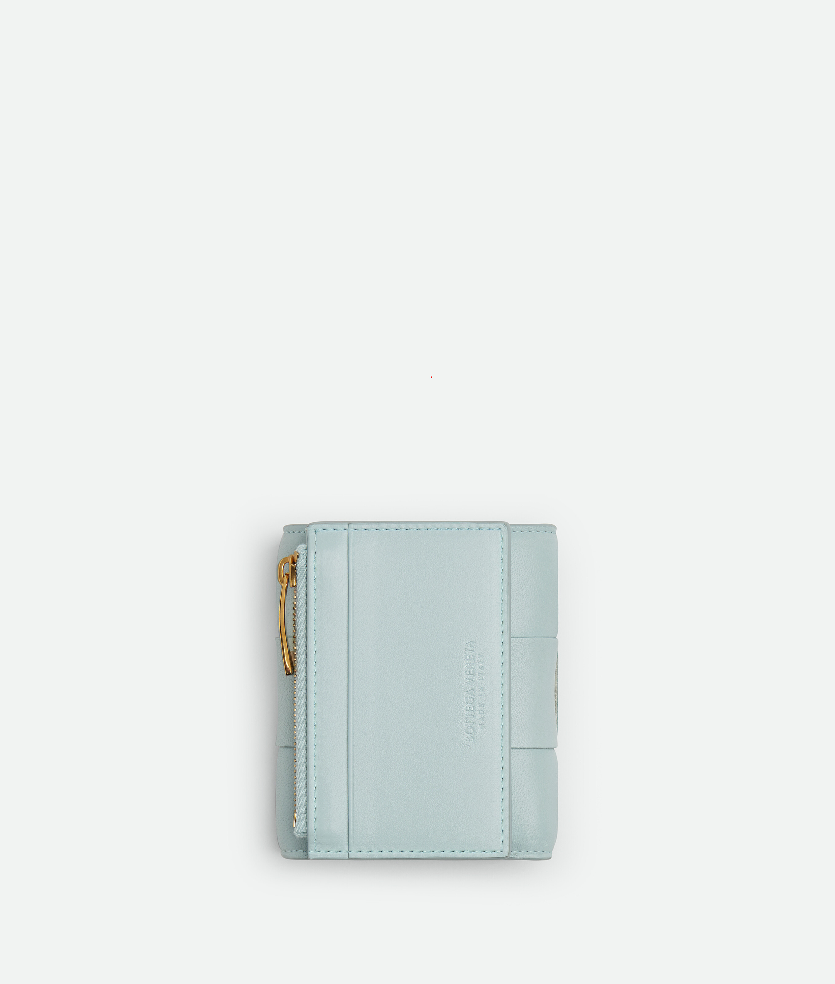 Shop Bottega Veneta Cassette Tri-fold Wallet With Detachable Card Case In Blue